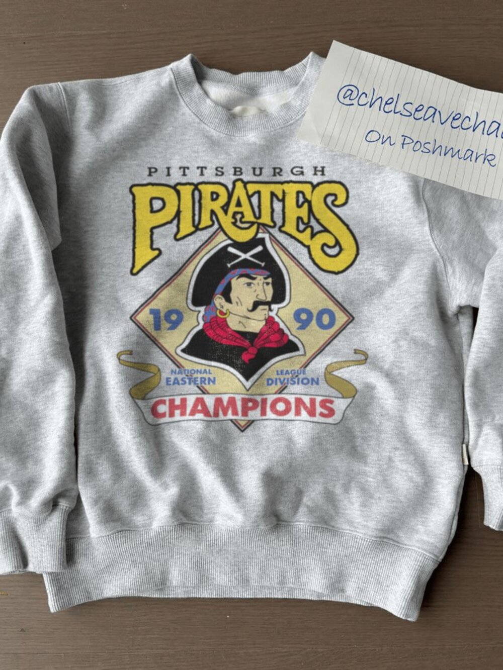 Vintage Pittsburgh Pirates 1990 Eastern Division Champions Baseball Shirt Tee